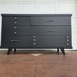 MCM Mid Century Modern 6 Drawer Dresser Harmony House Freshly Refinished 