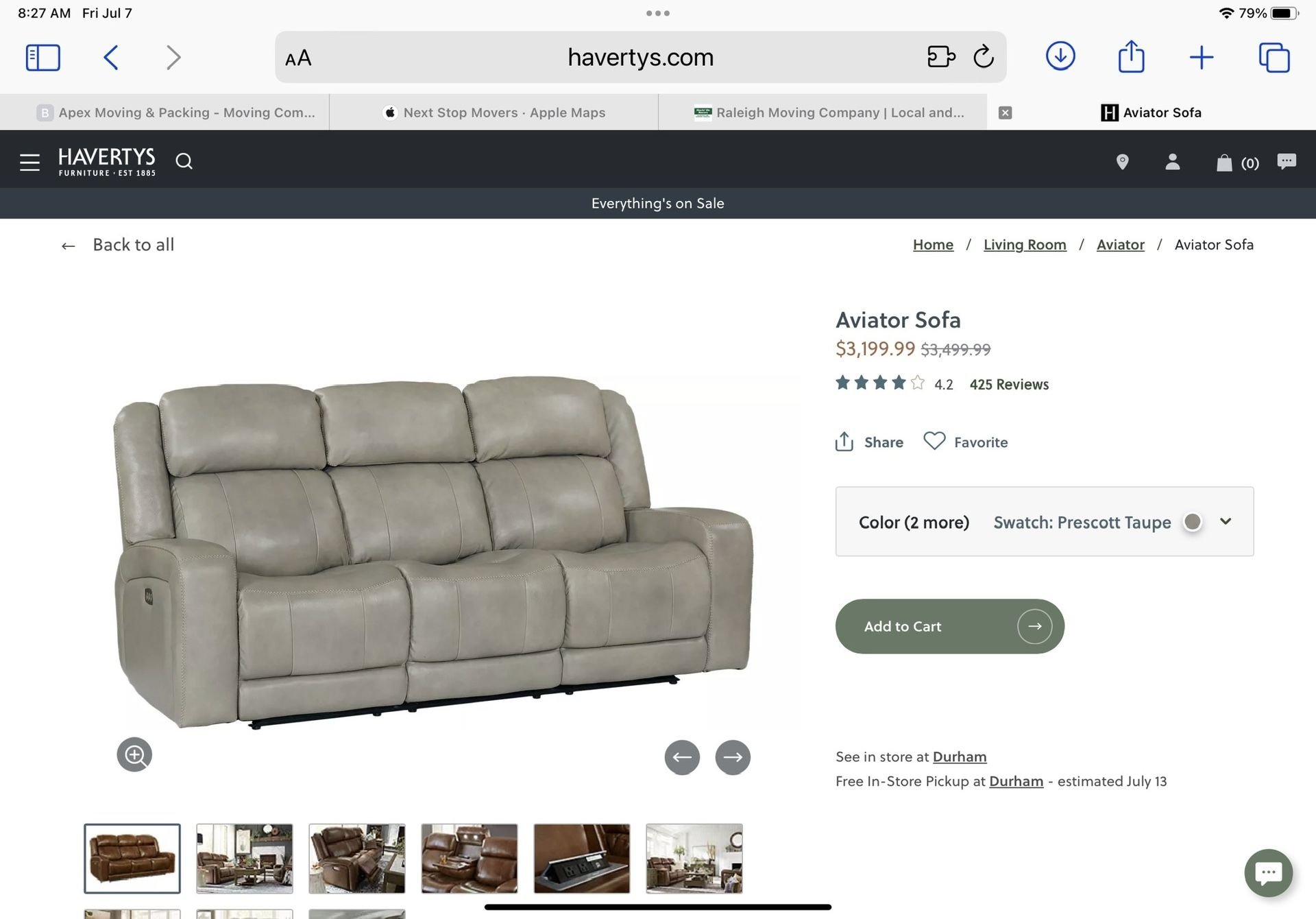 Havertys Aviator Sofa Reviews Baci Living Room