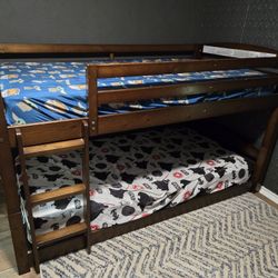 Twin Bunk Bed Soild Wood