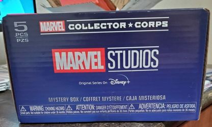 Sealed Unopened Marvel Studio's Collector Corps Funko Pops Shirt Disney