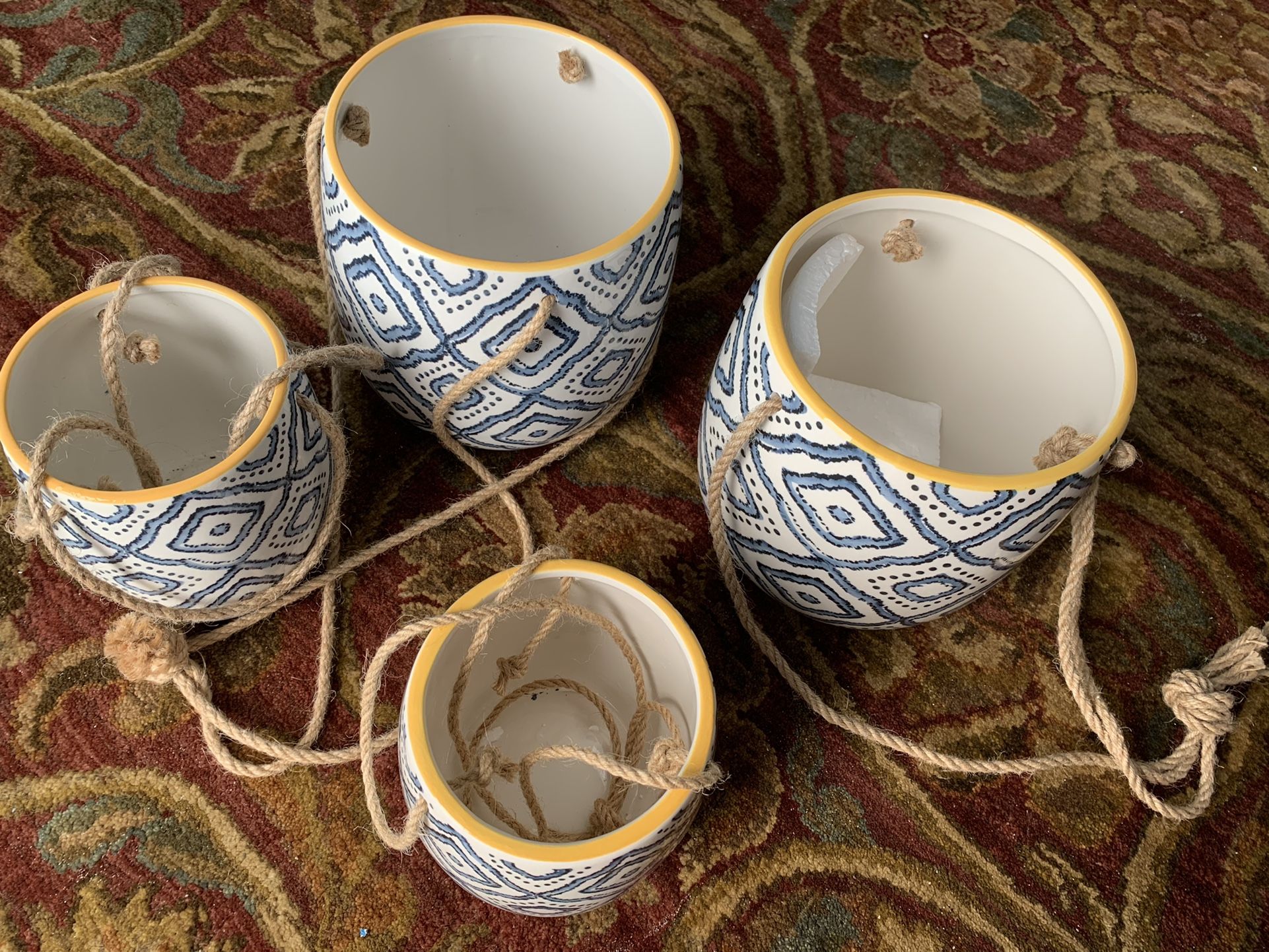 Beautiful Hanging Ceramic Pot Holders 🪴