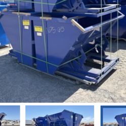 Forklift dump Hopper 