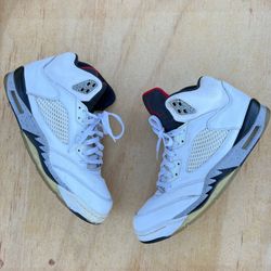 Air Jordan 5 White Cement