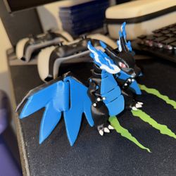 Mega Charizard Ex X Articulated Movable Joints Collectible Pokemon Figure PVC