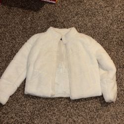 White Fluffy Coat