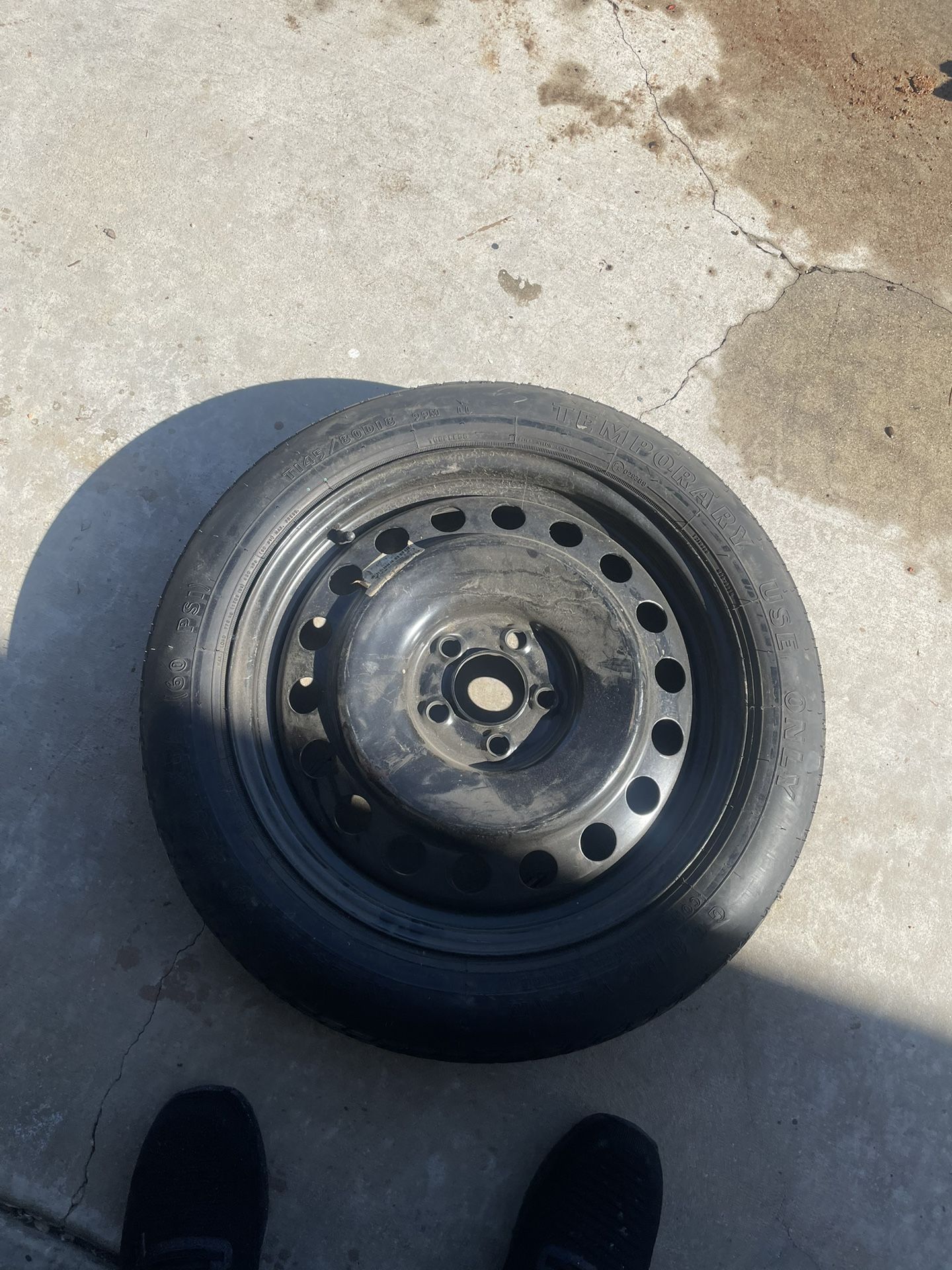 2020 To 2025 Kia forte Spare Donut Tire