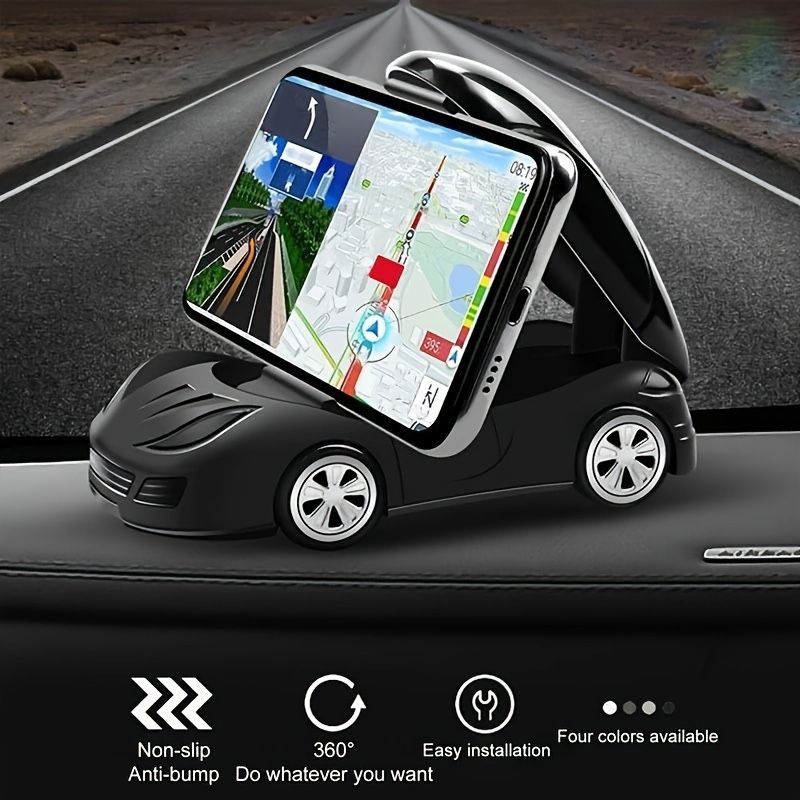 Car Model Phone Holder Holder Foldable Car Dashboard Phone Holder 360° Rotating Universal Phone Holder Auto Parts