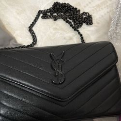 Saint Laurent quilted leather bag