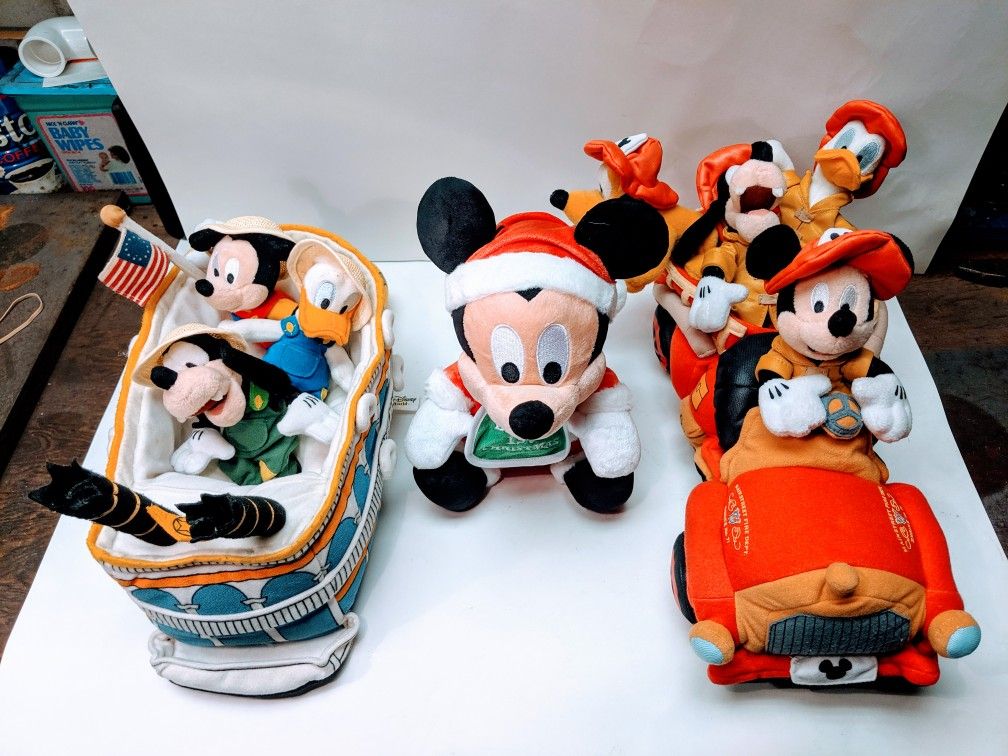 Vintage Disney Plush Toy Collection