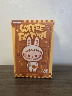 POP MART POPBEAN Coffee Factory Labubu Coffee Bean Grinder Plush Pendant (Confirmed)