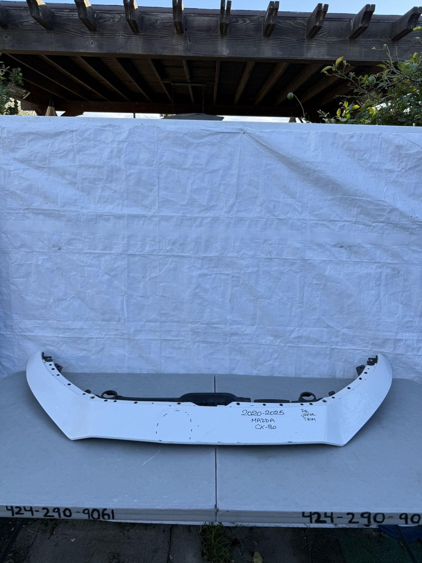 2020 2021 2022 2023 2024 2025 MAZDA CX-30 FRONT BUMPER UPPER TRIM OEM USED