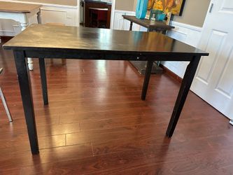 Wood dinner table