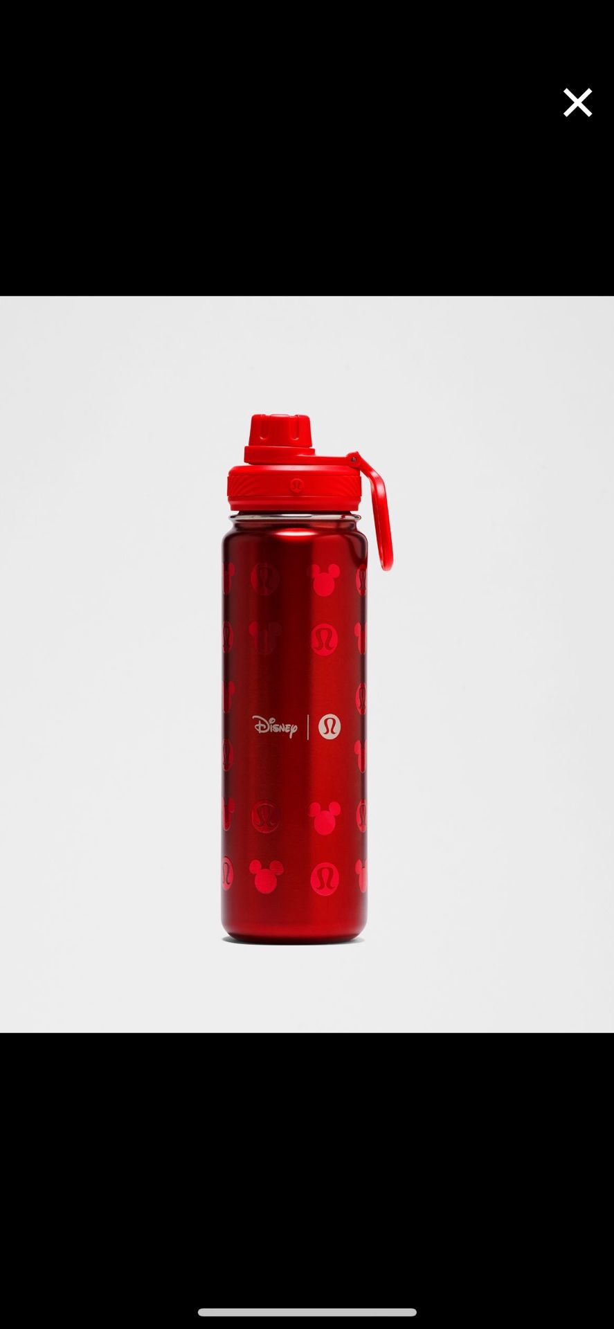 Lululemon Disney Water Bottle New