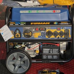 Brand New FIRMAN T09371 Electric Start 120/240V with Power Cord and Cover 11600 / 9300 -Watt Gasoline/Liquid propane/Natural gas