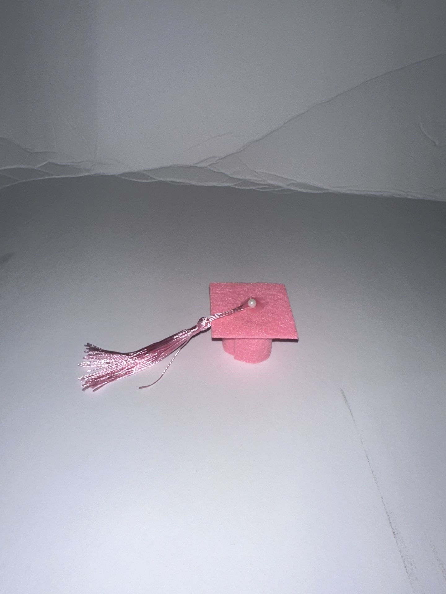 Pink Graduation Cap Decor