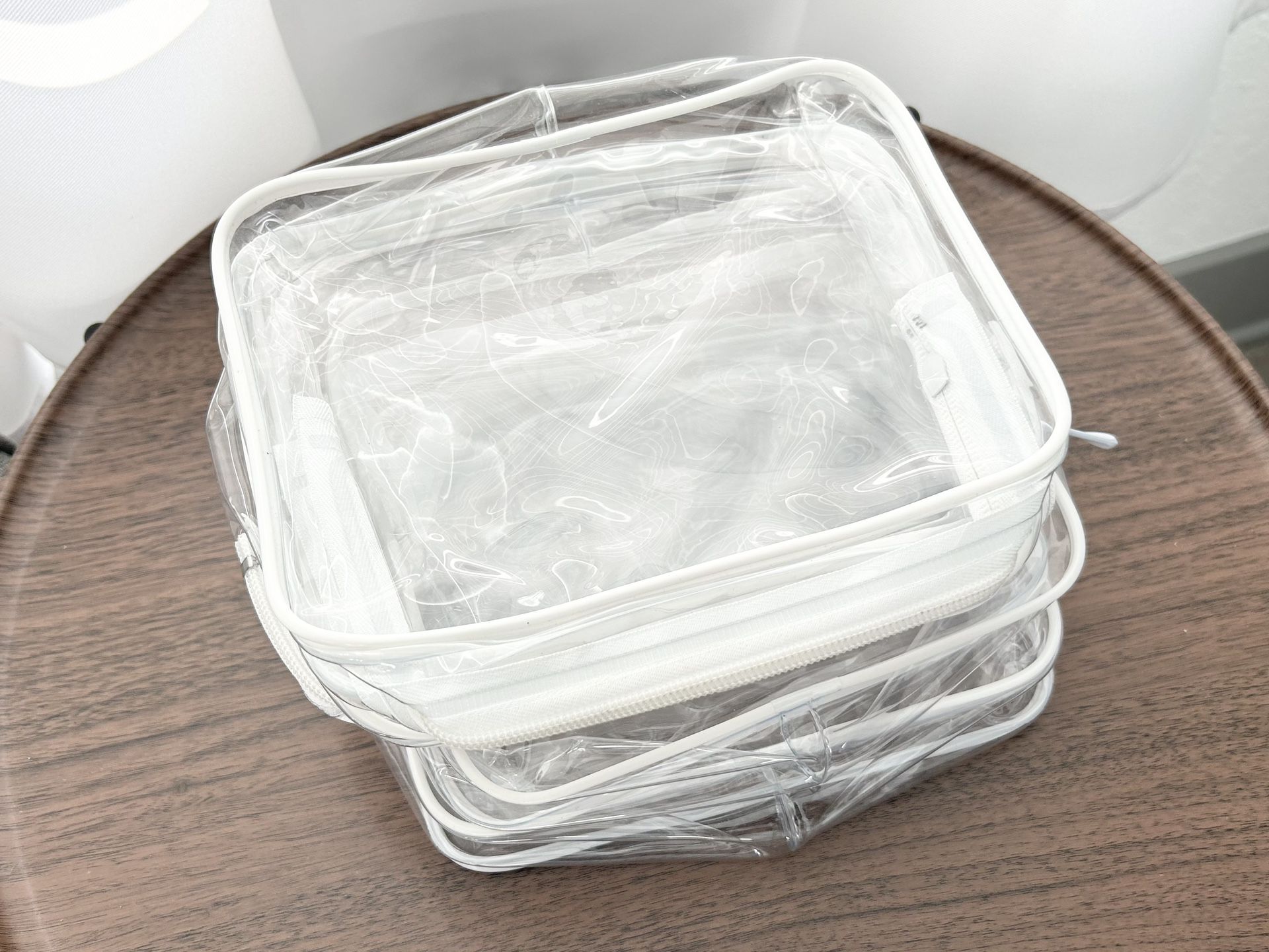 $10 for Clear Toiletry/Cosmetic Bags (4)