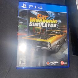 PS4 Car MECHANIC Simulator US Version EDUCATIONAL AUTO PARTS Learning GAME