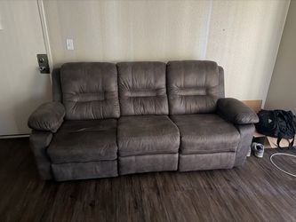 Couch and a Tv stand