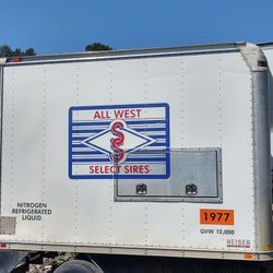 8×10 Storage Box Off Of Long Bed Truck