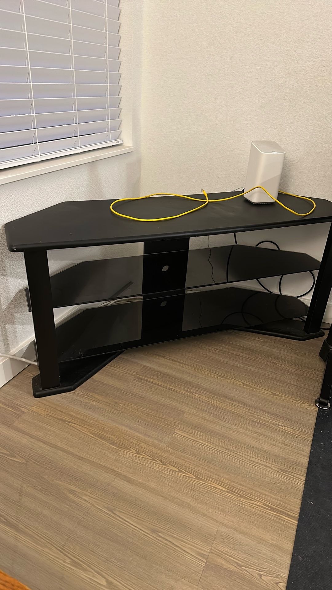 Table With Glass Shelves