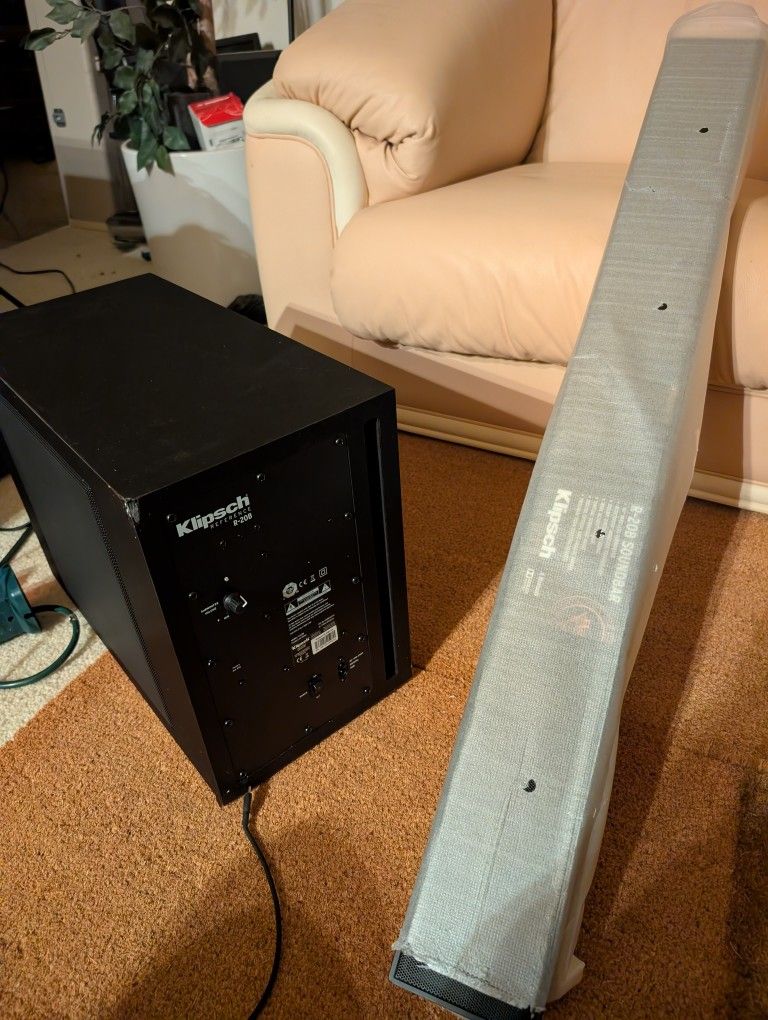 Klipsch Bluetooth Reference Sound Bar 10" Subwoofer System