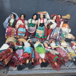 20 Italian Capri Dolls, Vintage