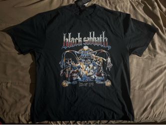 Black Sabbath “Tour ’74” Black T-Shirt - XL- Brand New With Tags