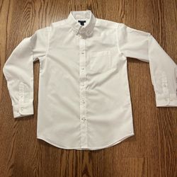 Tommy Hilfiger Boys Button Down White Shirt Size 14