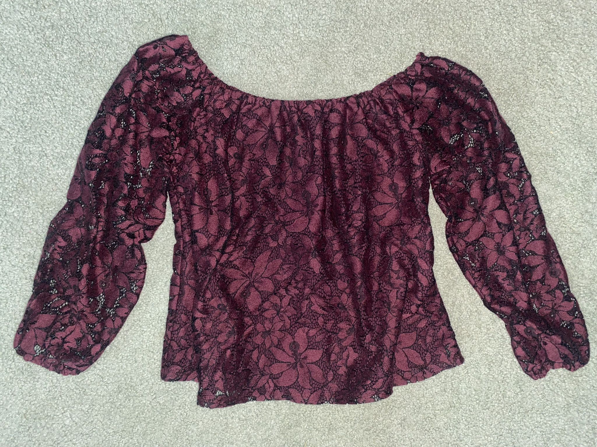 Hollister Off The Shoulder Blouse