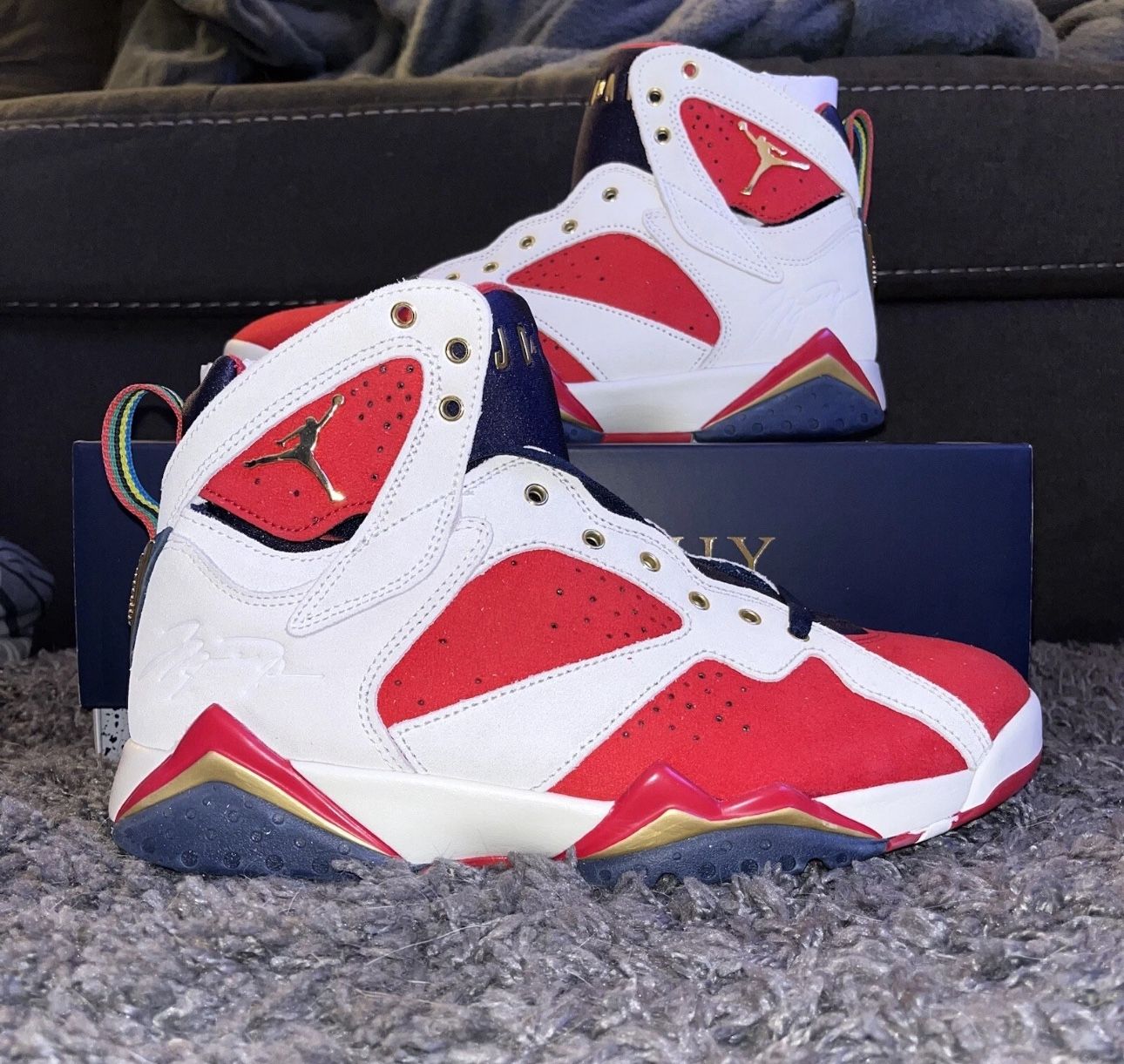 Brand New Jordan 7 Trophy Room Sheriff in Town size 14