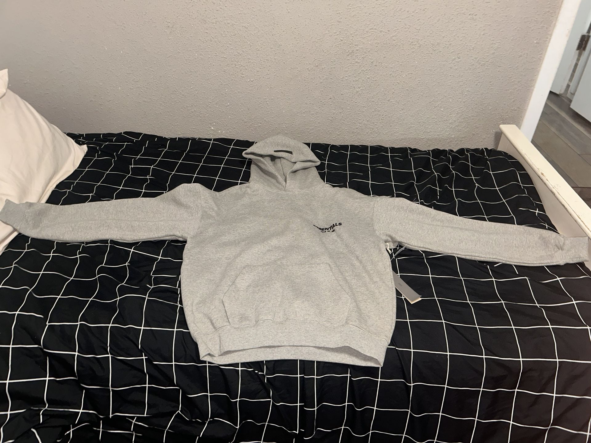 Fear of God Essentials Fleece Hoodie Light Heather Gray