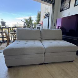 Costco Tisdale Couch Pieces – 2 Standalone Seats (Loveseat or Separate)