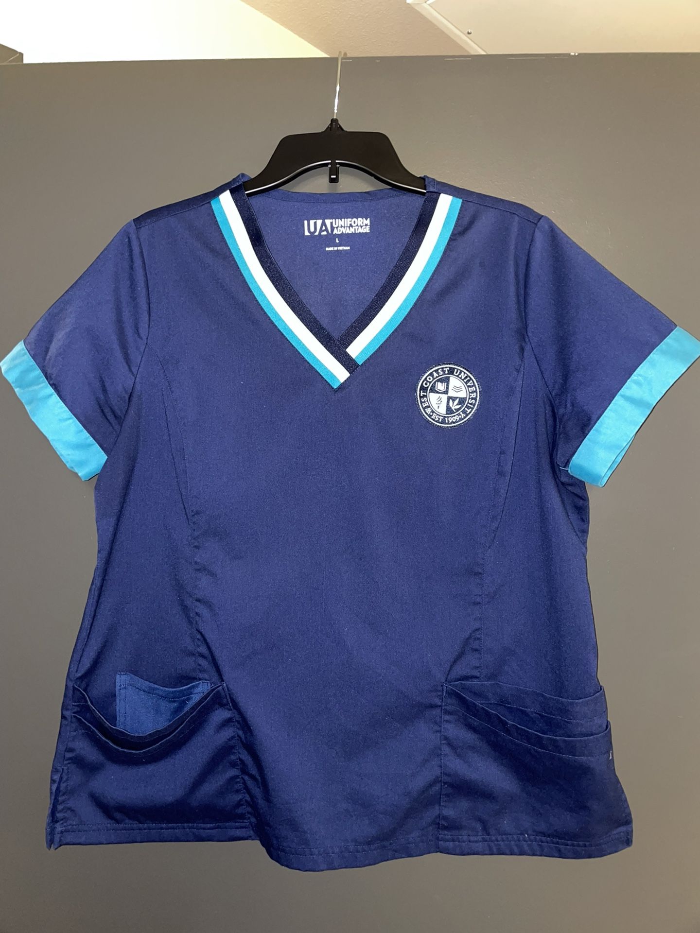 West Coast University - WCU Women Large Scrub Top