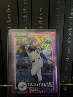 2026 Topps Series 1 Teoscar Hernandez Pink Holo Foil #251 Dodgers