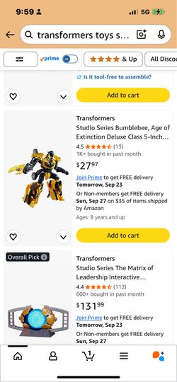 Great deal 3 New in box kids transformers