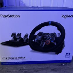 Logitech G29 Steering Wheel With Pedals And Stand 