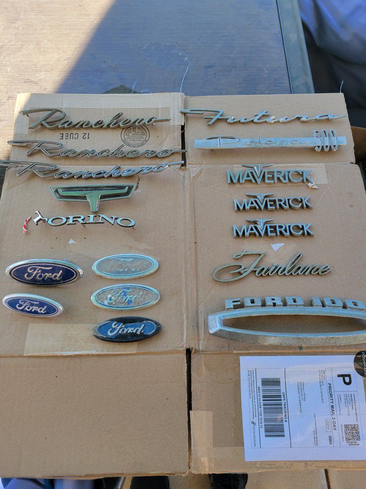 Assorted Ford Car Emblems