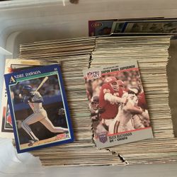 Baseball And Football Cards Topps From The 80s 90s & 2000s Over 500+ Cards