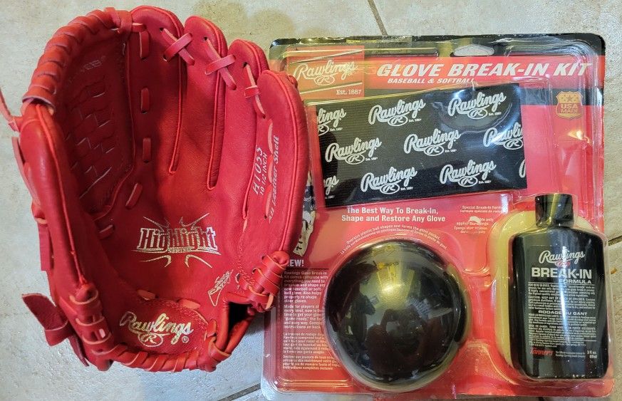 Rawlings 10.5 Glove With Break-in Kit