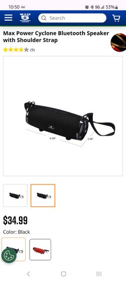 MAX POWER Bluetooth Speaker 40.00 Retail Value