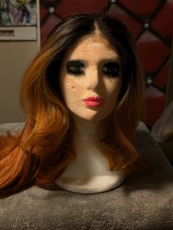 Gorgeous New Ombre Black / Copper Wig