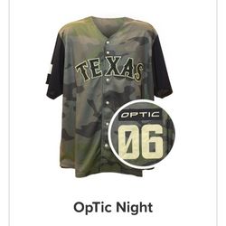 Texas Rangers Optic Jersey 2025