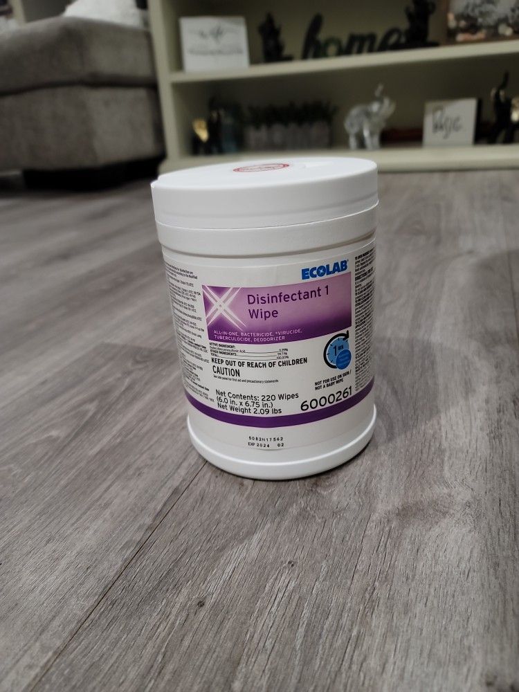 Ecolab Disinfectant 1 Wipe