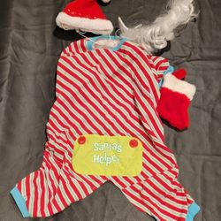 Pet Christmas Costume Outfit Santa's Helper