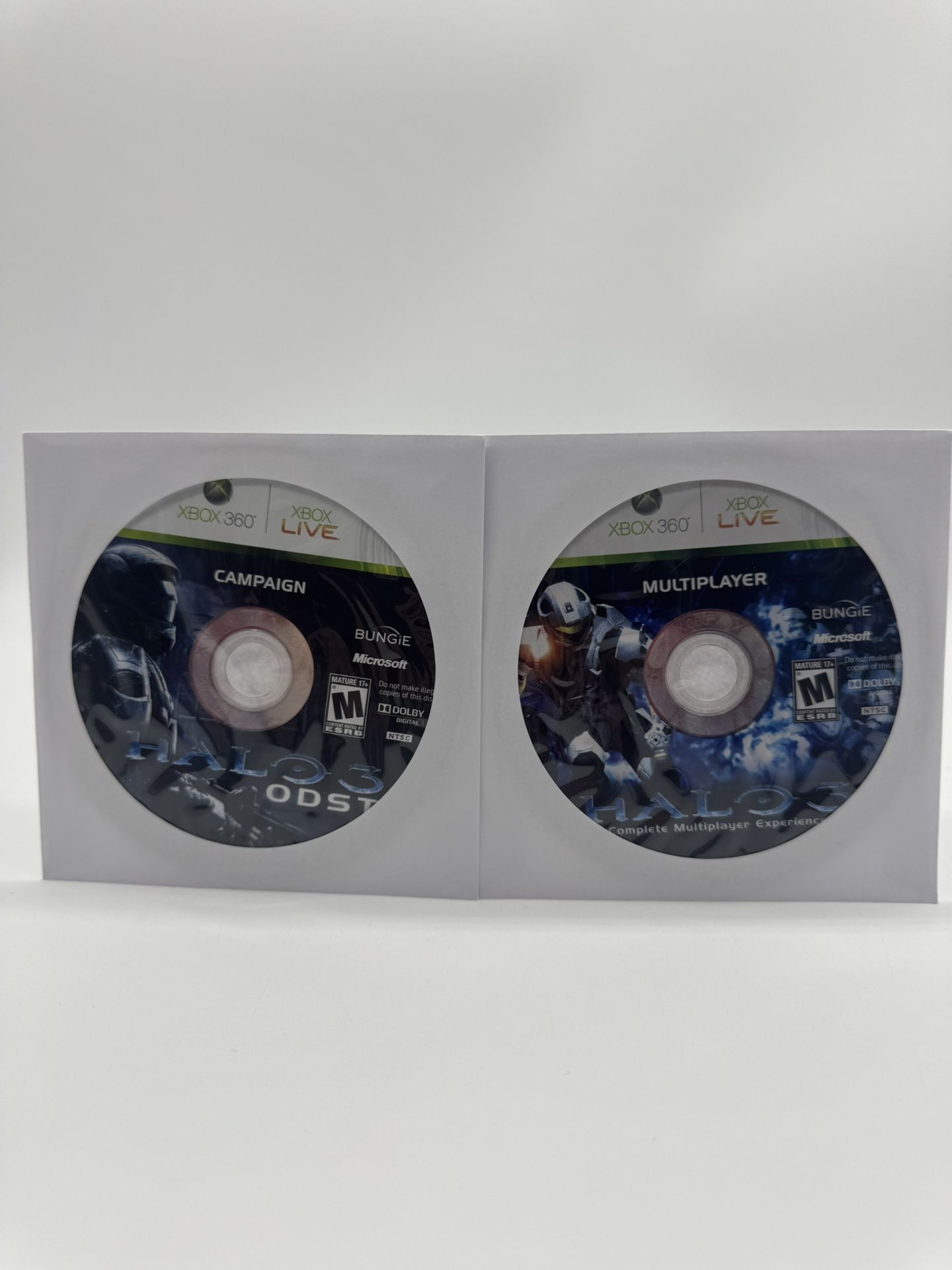 Halo 3: ODST (Microsoft Xbox 360, 2009) Discs Only Tested