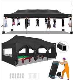 10x30 Pop up  Event Canopy Tent + 8 Removable Sidewalls, Brand New, Weddings, Graduations, Partie