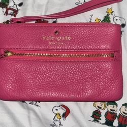 Kate Spade Hot Pink Wristlet
