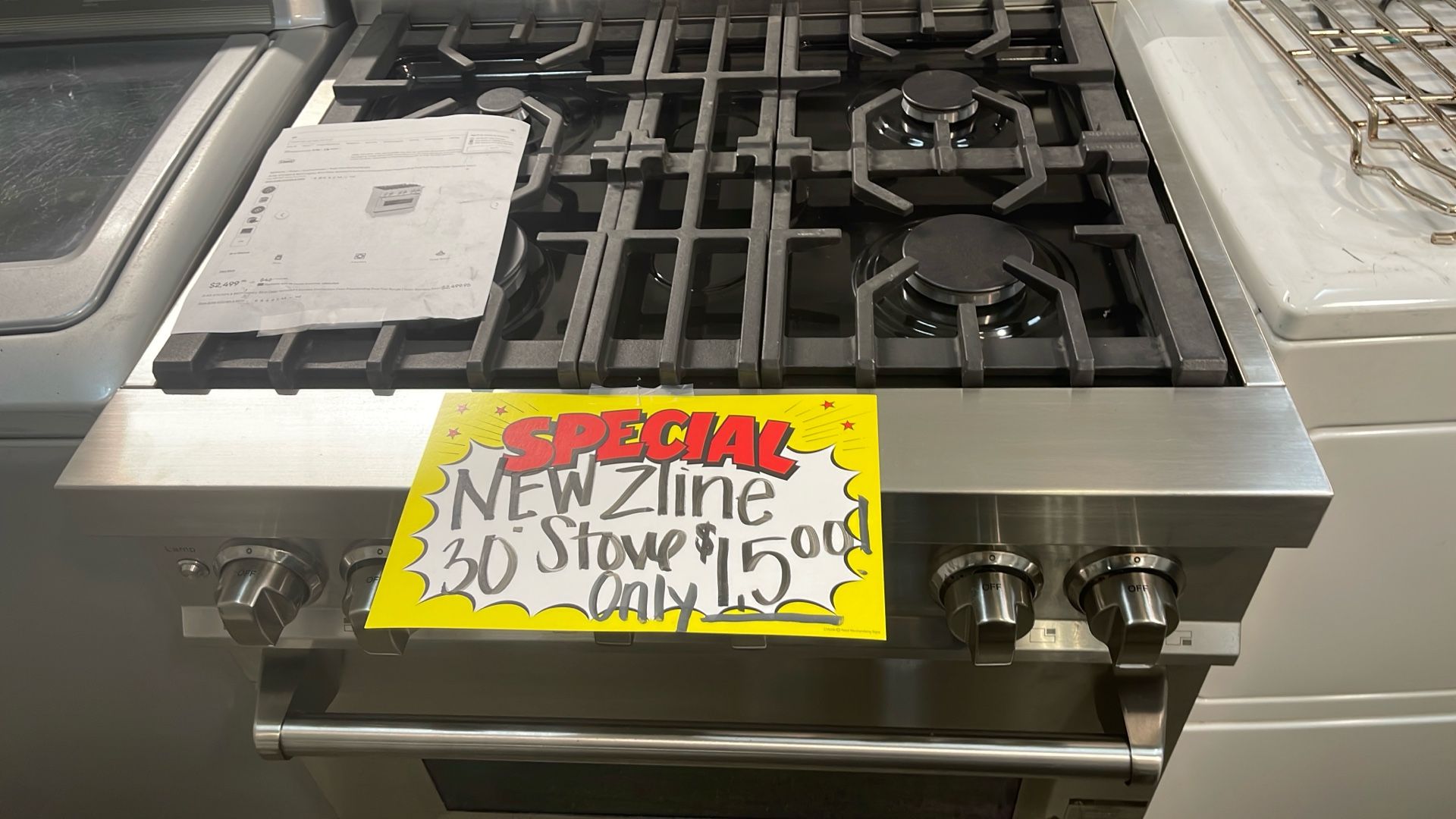 NEW ZLINE 30’ STOVE ✅✅
