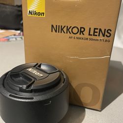 Nikkor 50mm AF-S F/1.8G Lens