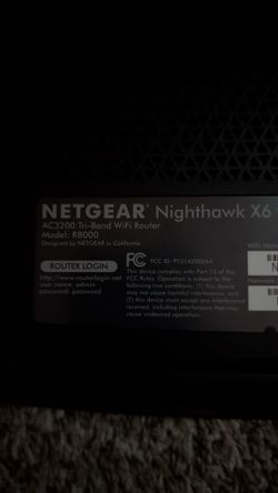 Netgear Nighthawk X6 AC3200 Tri-band WiFi Router 